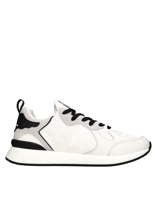 Sneakers in camoscio ed ecopelle JOHN RICHMOND | 25322/CP A ECO LEATHERBIANCO-NERO